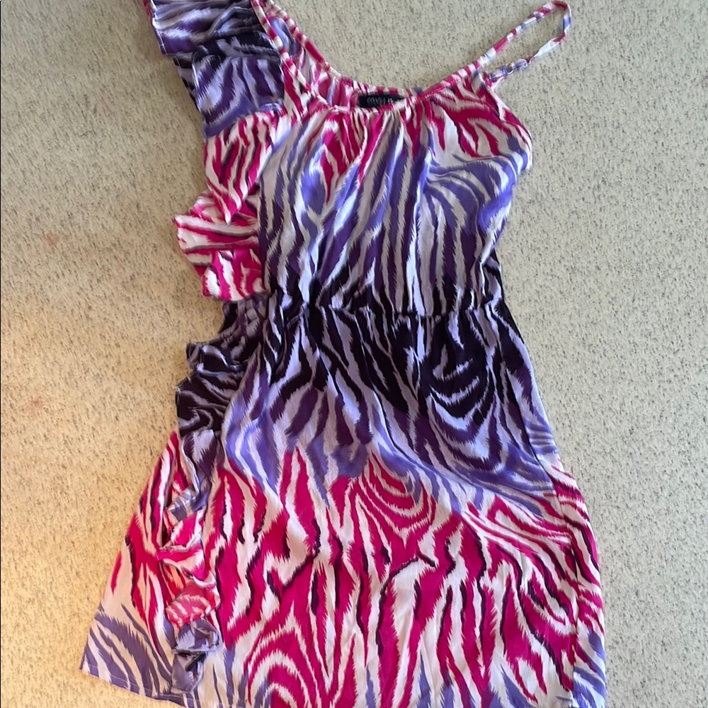 Envy Me Pink and Purple Patterned Top